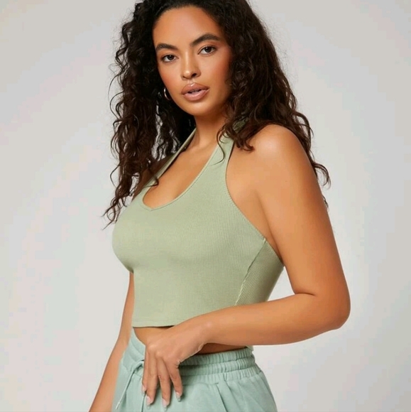 🆕️Sage Halter Knit Top - Picture 1 of 3